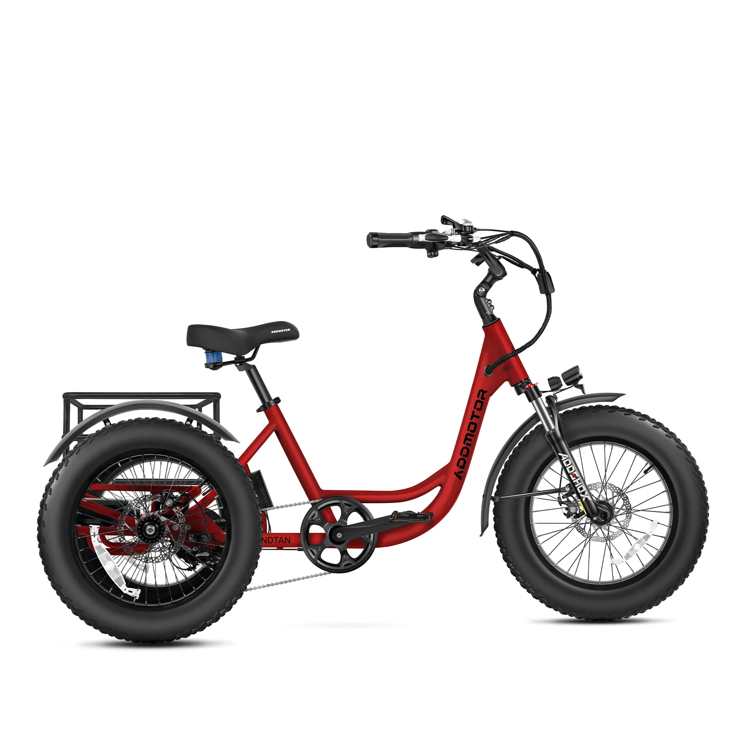 Comfortable LANDTAN Fat Tire Electric Trike - Addmotor