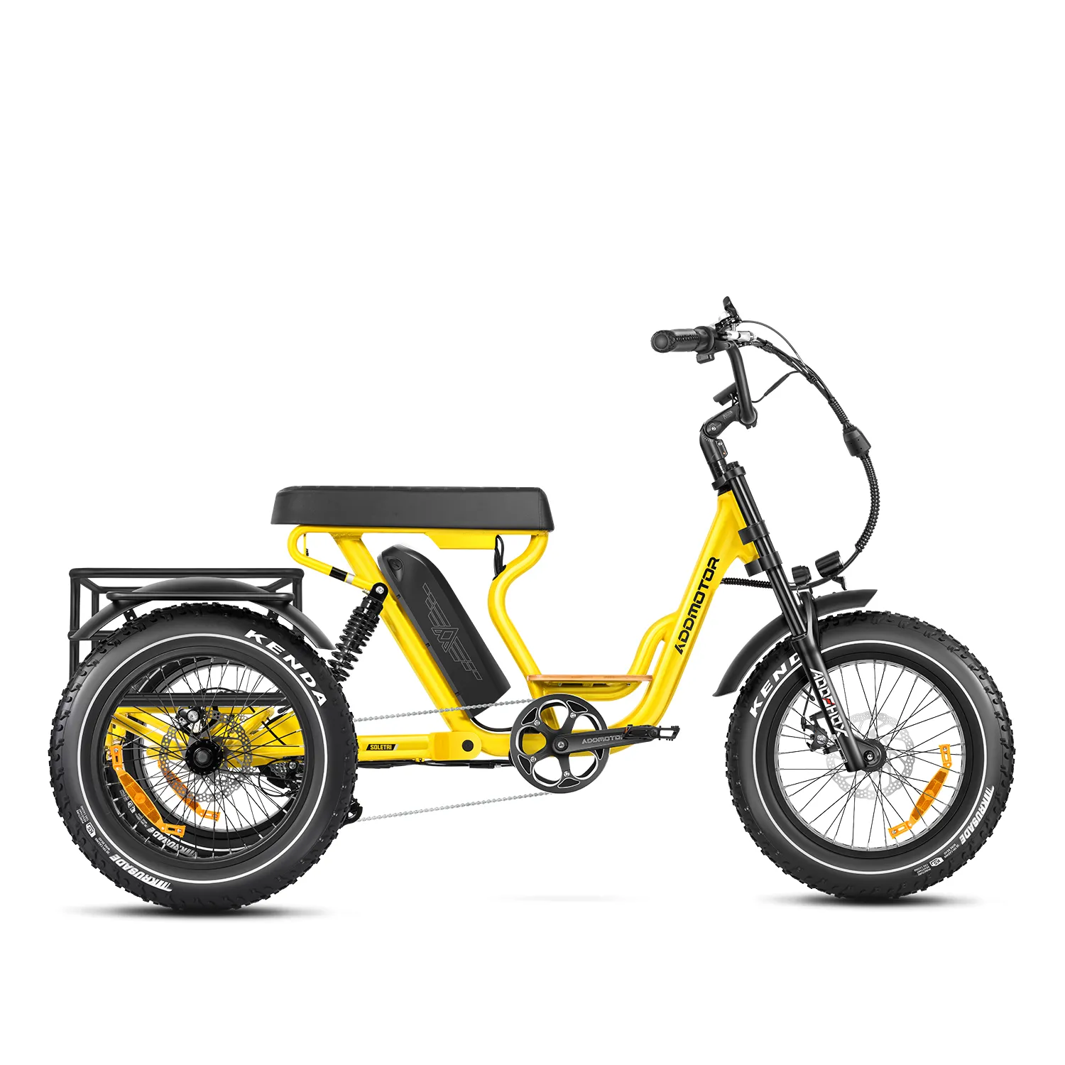 トリコ Soletri M-366X Full-Suspension Etrike | Banana Seat Trike
