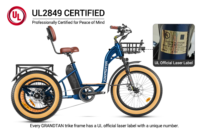Addmotor etrike GRANDTAN M-340 UL CERTIFIED