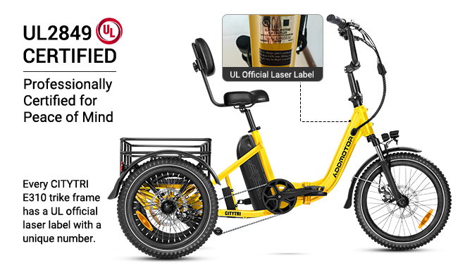 Addmotor Citytri E-310 Folding E-Trike