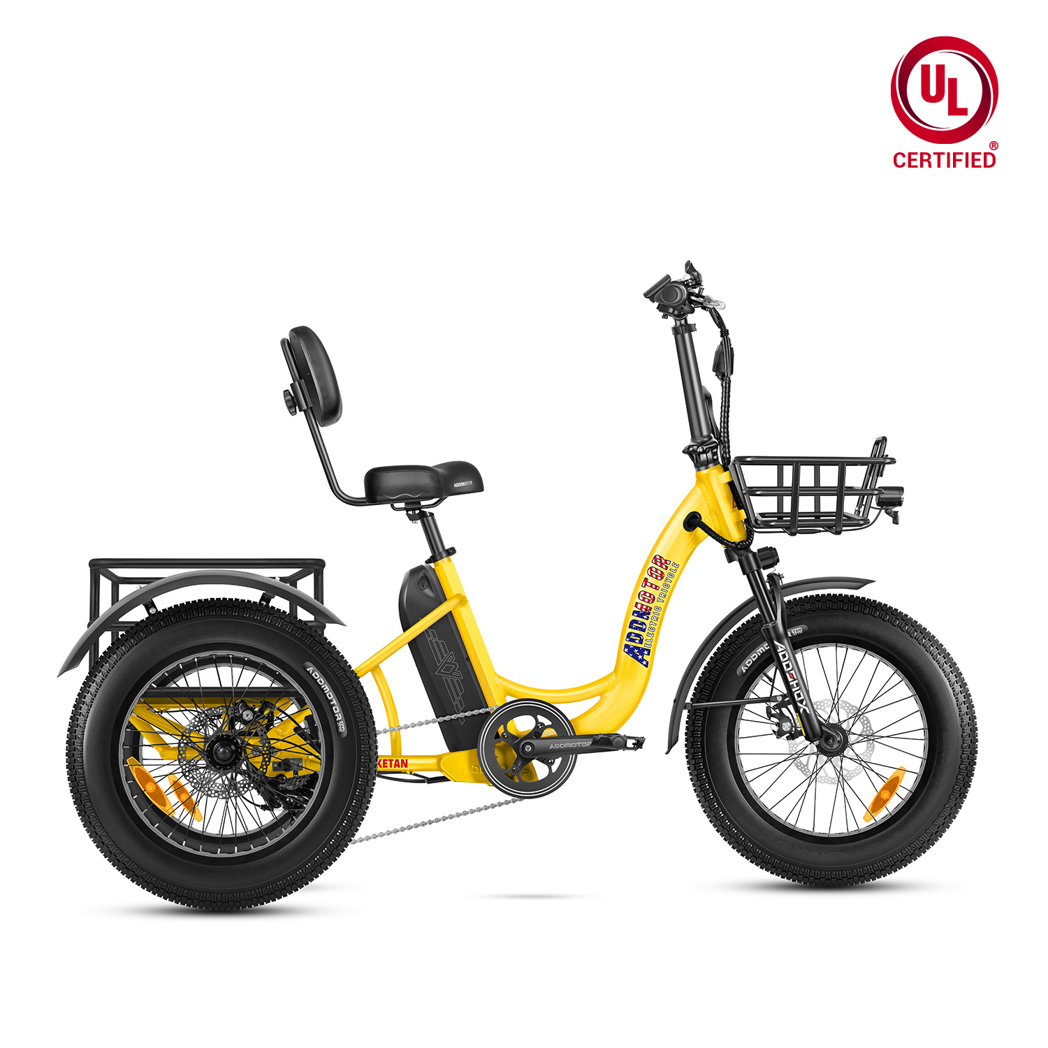 Triketan M-330 eTrike in Yellow
