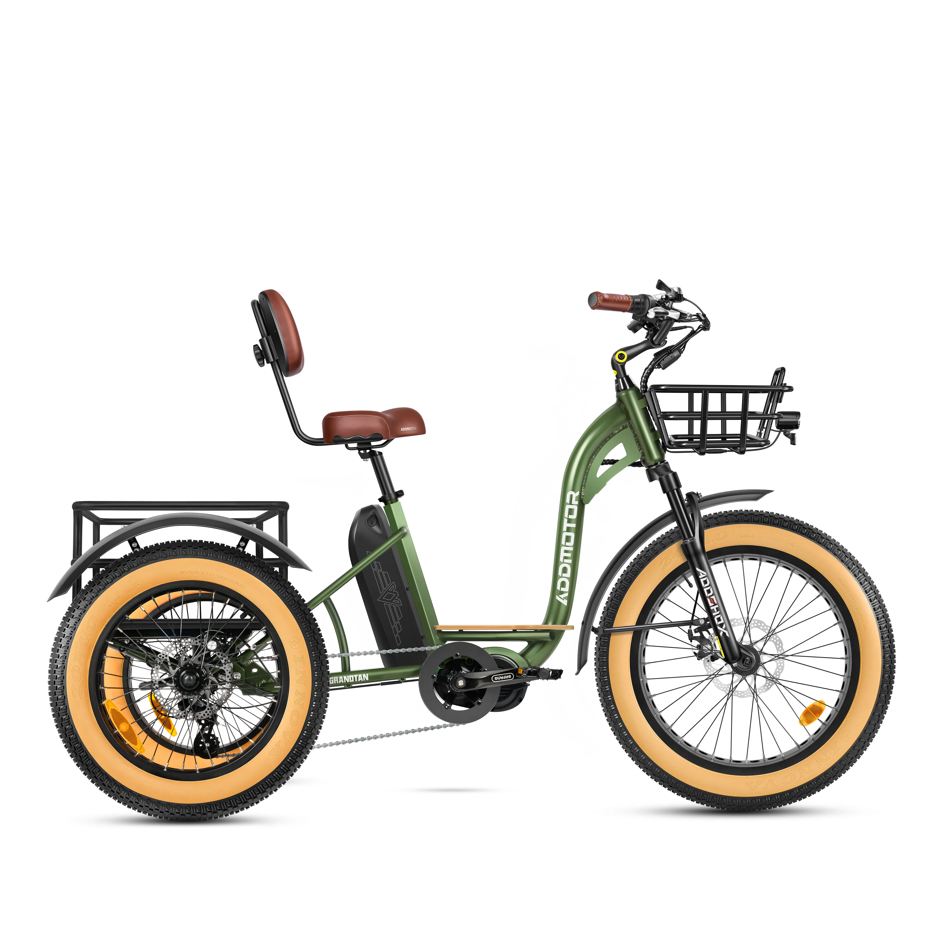 Addmotor Grandtan Turbo Mid-Drive Electric Trike | 1000W Mid-Drive