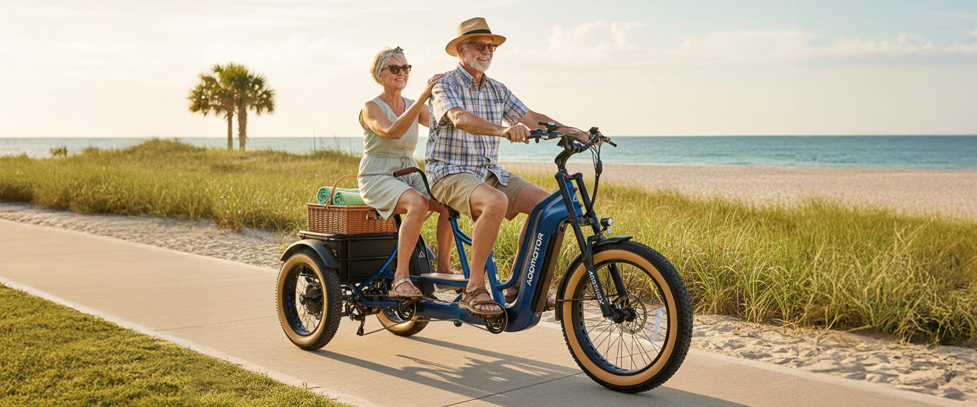 Addmotor M-380 Tandem eTrike Banner