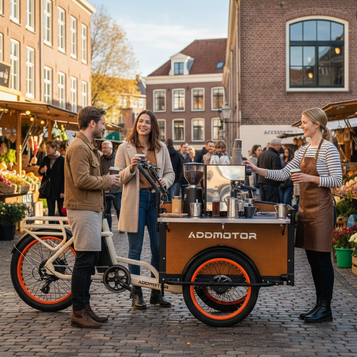 Addmotor E-325 front cargo area customization