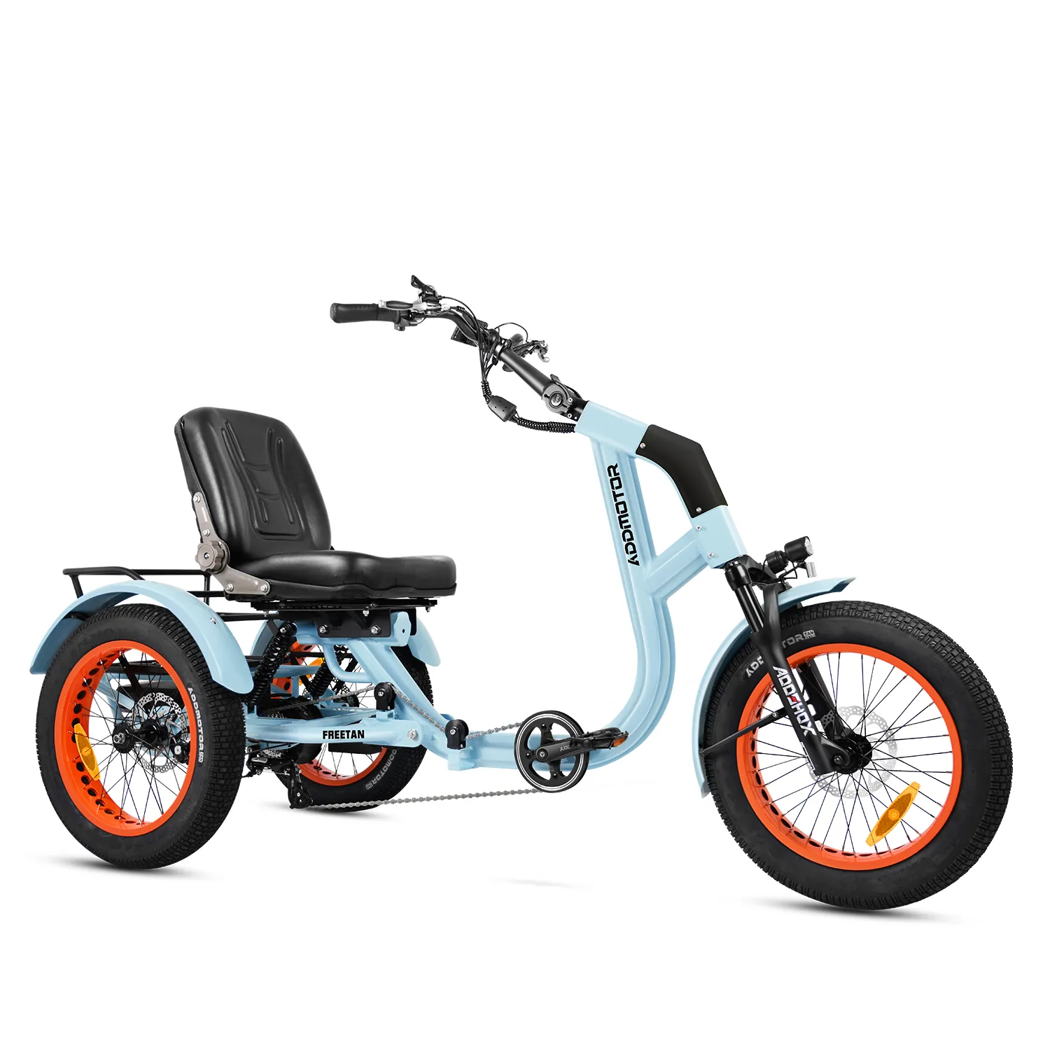 Freetan M-368X Full-Suspension Semi-Recumbent eTrike