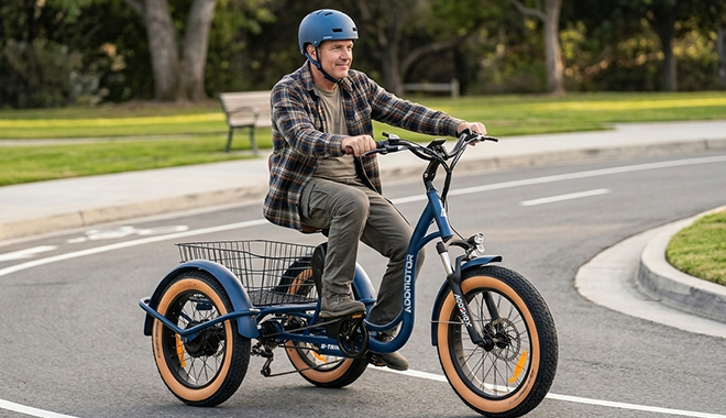 U-Trike U-750 Tilting eTrike Action