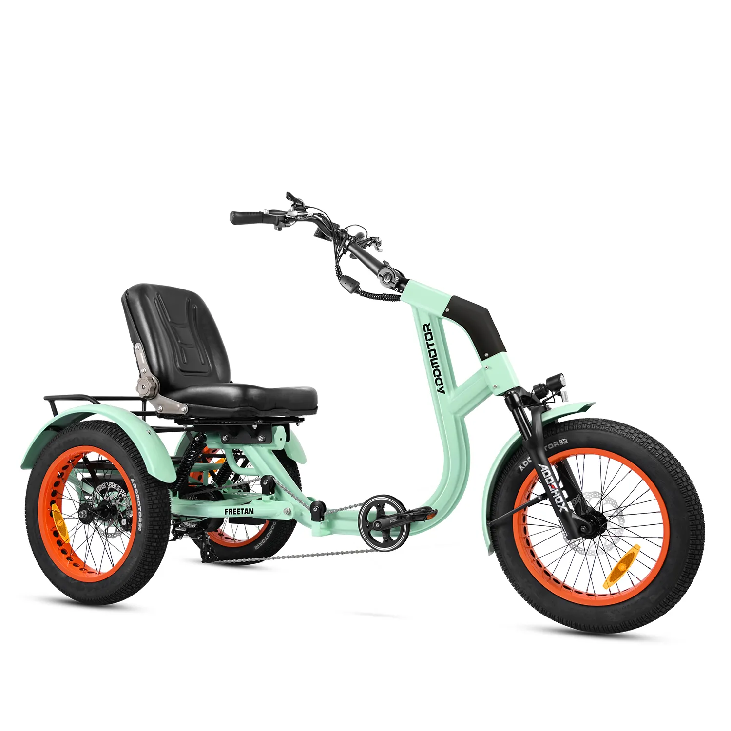 FREETAN 368X Full-Suspension Semi-Recumbent Electric Trike Adult