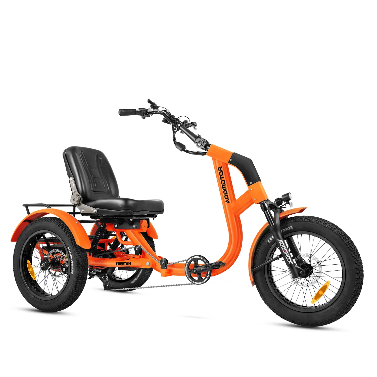 FREETAN 368X Full-Suspension Semi-Recumbent Electric Trike Adult For All Riders FREETAN 368X Full-Suspension Semi-Recumbent Electric Trike Adult For All Riders