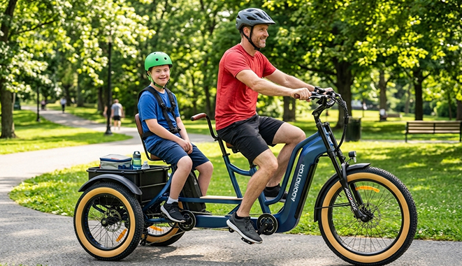 Addmotor M-380 Stable Three-Wheel Structure