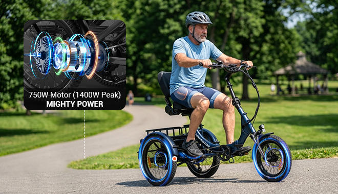 750W Rear-Drive Motor