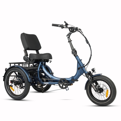 Freetri E-361 Semi-Recumbent Folding eTrike