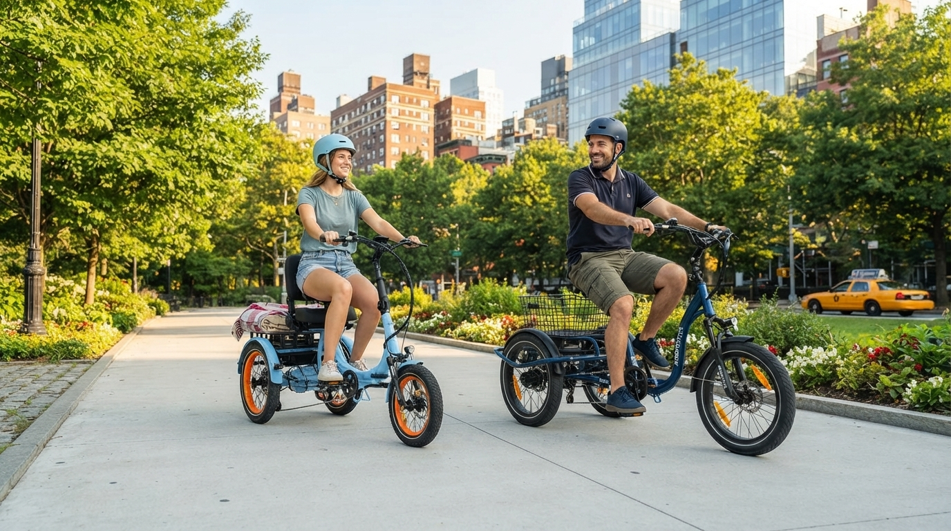 New Addmotor U-Trike U-710 Folding Dual-Mode Trike