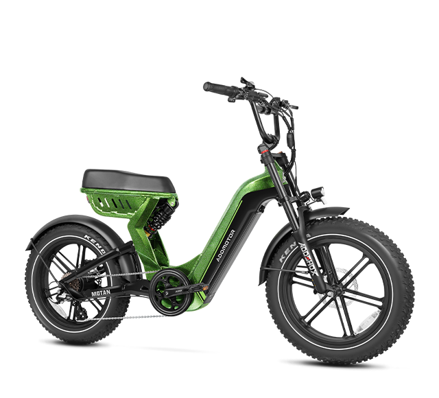 MOTAN M-650X  Full Suspension Electric Bike in Chameleon Emerald