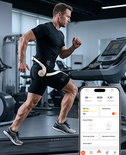 Addmotor CYBERGEN Cadens Exoskeleton App Fitness Modes